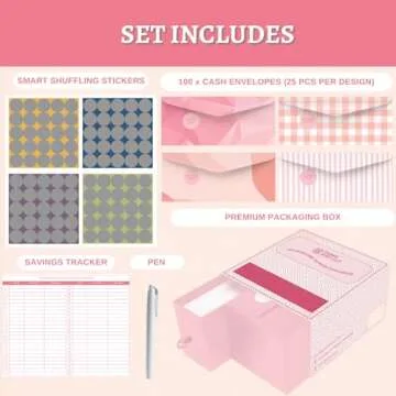 100 Envelopes Money Saving Challenge Premium Kit for Fun Savings
