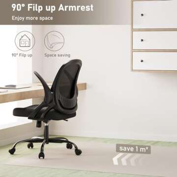 Comfortable Ergonomic Office Chair with Lumbar Support