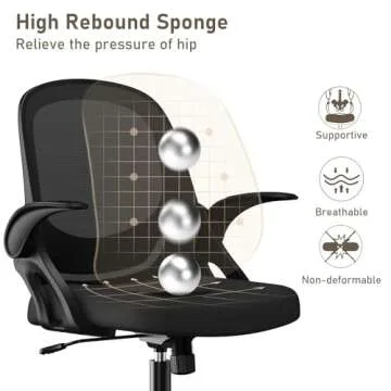 Comfortable Ergonomic Office Chair with Lumbar Support