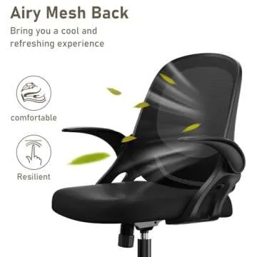 Comfortable Ergonomic Office Chair with Lumbar Support