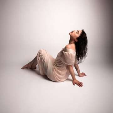 Kate Seamless Paper Backdrop for Photography Photo Backdrop Paper (53''x16.4' Arctic White)