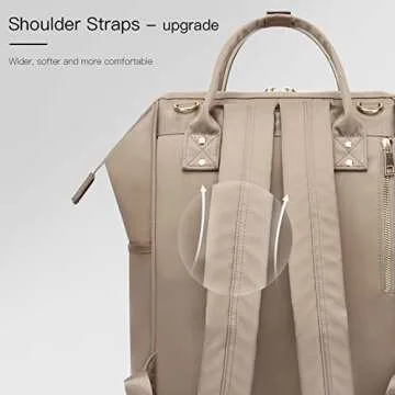 HaloVa Diaper Bag, Baby Daddy Mommy Travel Backpack with Wet Cloth, Tissues, Bottle Pockets, with Stroller Straps, Orange