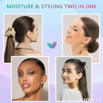 AnWoor Hair Wax Stick for Flyaways Hair Accessories for Women Girls Hair Bun Maker for Kids Baby Hair Gel Stick Kids Hair Products Slick Stick Girls Hair Accessories Hair Smoothing Stick