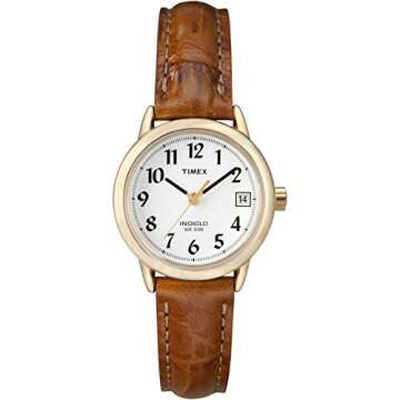 Timex Women's Easy Reader 25mm Watch – Classic Elegance with Modern Features