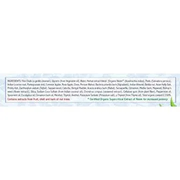 Auromere Ayurvedic Herbal Toothpaste, Fresh Mint - Vegan, Natural, Non GMO, Flouride Free, Gluten Free, with Neem & Peelu (4.16 oz), 5 Pack