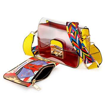 Stylish OCT17 Mini Clear Jelly Purse for Women