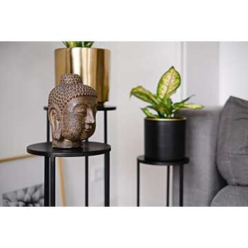 Kimisty Set of 3 Stylish Plant Stands for Indoor Outdoor Use