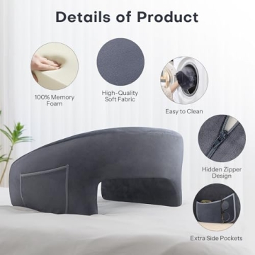 Comfortable OMOTON Reading Pillow for Work and Play