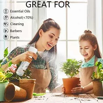 pinci Hair Spray Bottle - Ultra Fine Continuous Mister for Versatile Use