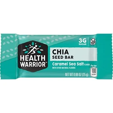 Health Warrior Chia Bars, Caramel Sea Salt , 15 Bars