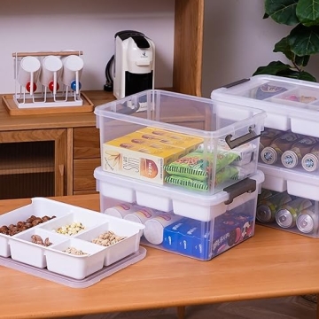 Citylife 17 QT Storage Box Pack for Ultimate Organization