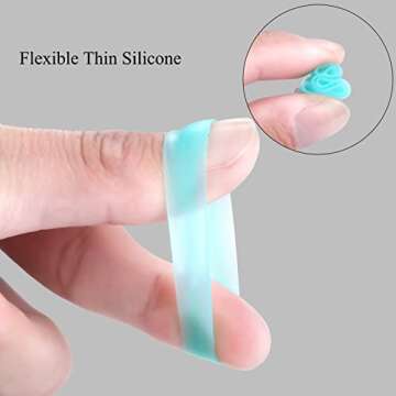 Xpircn Flexible Silicone Ear Plugs 15 Pairs for Piercing