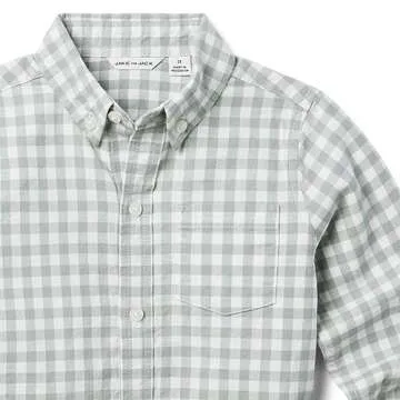 Janie and Jack Boy's Plaid Button-Up Shirt for All Occasions