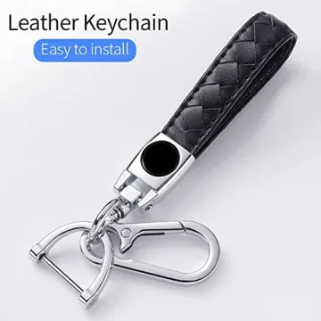 Kespevn Hyundai Key Fob Cover with Leather Keychain