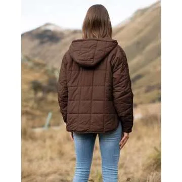 Stylish AMEBELLE Women's Oversized Hooded Puffer Jacket