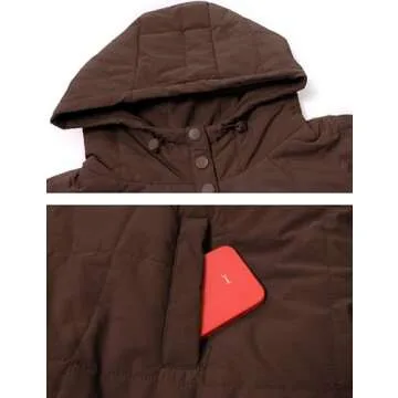 Stylish AMEBELLE Women's Oversized Hooded Puffer Jacket