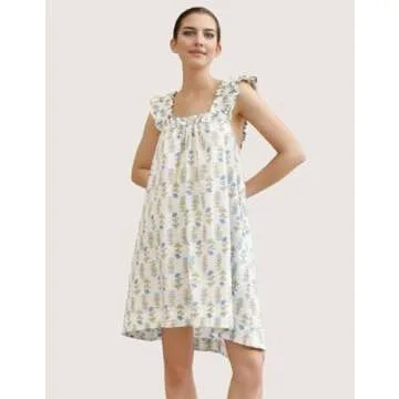 Xfileen Women's Cute Ruffle Nightgowns for Ultimate Comfort