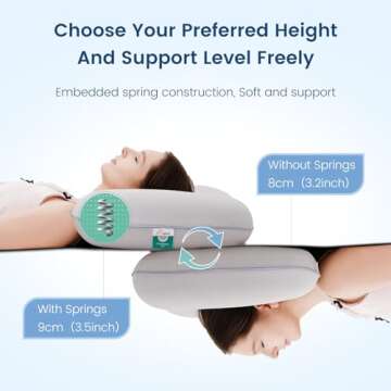 Elegear Deep Sleep Pillow for Neck Pain Relief