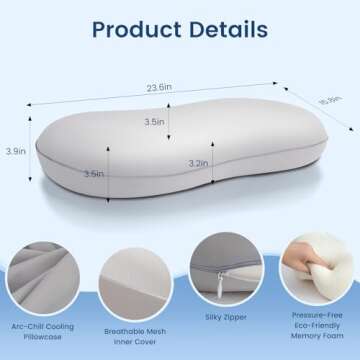 Elegear Deep Sleep Pillow for Neck Pain Relief