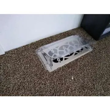 Hartford Ventilation Air Vent Deflector - Heavy Duty Unbreakable Plastic with Magnet Secure Design - Easy Adjust Between 8”-14” - Vent Deflector for Air Conditioning/Heat/AC/Under Furniture (1)