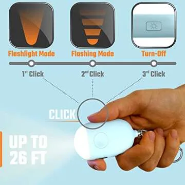 WETEN Personal Alarm Keychain for Ultimate Safety