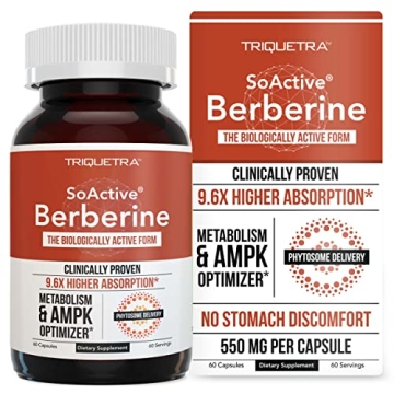 SoActive Berberine 550mg High Absorption Clinically Proven