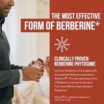 SoActive Berberine 550mg High Absorption Clinically Proven