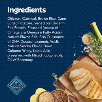 Blue Buffalo Bits Soft Dog Treats for Training, Made With Natural Ingredients & Enhanced with DHA, Chicken Recipe, 19-oz Bag