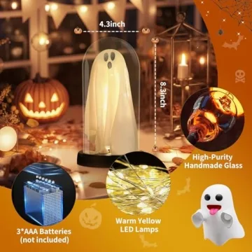 Cute Light Up Halloween Ghost for Party Decor and Gifts