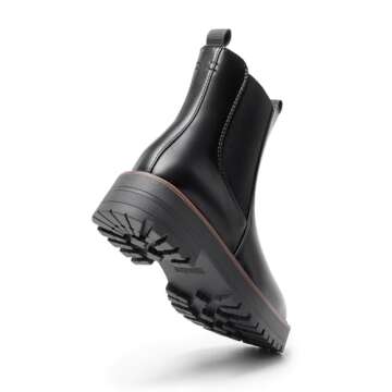 DREAM PAIRS Women's Chelsea Ankle Boots for Fall Fashion