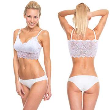 PAXCOO Lace Bralette Set – Stylish Comfort for All Women