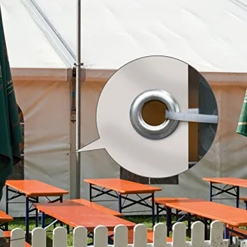 Grommet Tool Kit with Eyelets and Storage Box – 100 Sets