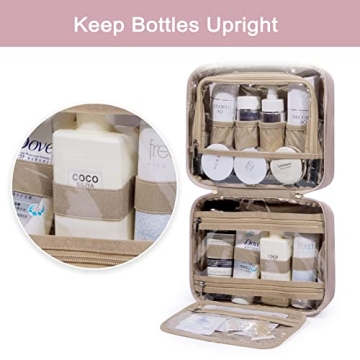 MIZATTO Toiletry Bag - Hanging Makeup Organizer for Women