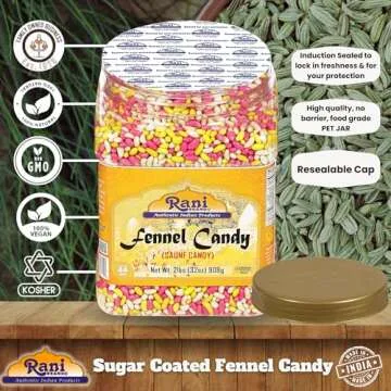 Delicious Rani Fennel Candy - Sweet Digestive Delight