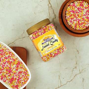 Rani Sugar Coated Fennel Candy 2lbs (32oz) 908g Bulk, PET Jar ~ Indian After Meal Digestive Treat | Vegan | Gluten Friendly | NON-GMO | Indian Origin