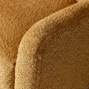 KINWELL 32.5" Swivel Chenille Barrel Chair for Living Room