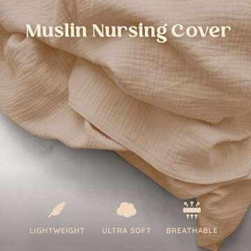 Muslin Nursing Cover - Breastfeeding Essential