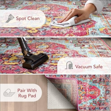 nuLOOM Vintage Bohemian Runner Rug - Chic & Durable Design
