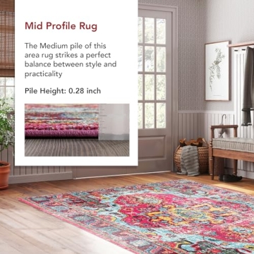 nuLOOM Vintage Bohemian Runner Rug - Chic & Durable Design