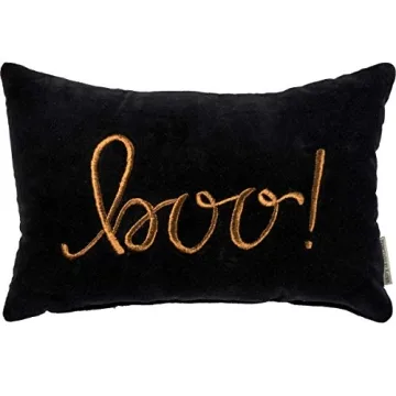 Primitives by Kathy Luxe Velvet Halloween Pillow for Elegant Decor