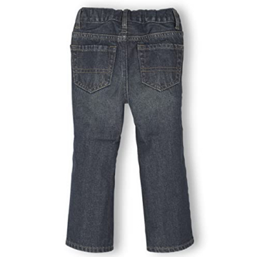 Children's Place Boys Bootcut Jeans in Dry Indigo