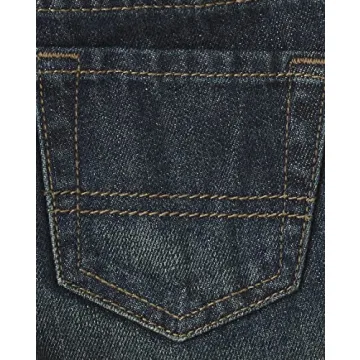Children's Place Boys Bootcut Jeans in Dry Indigo