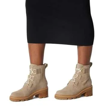Sorel Women's Joan Now Lace Boot - Omega Taupe, Gum 2-5