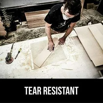 3M Advanced Sandpaper, 3-Pack, 150 Grit, 3M Pro Grade Precision, Features No-Slip Grip Backing, 9-in x 11-in, For Sanding Wood, Drywall, or Metal, Can be Used on Wet or Dry Surfaces (25150P-G)