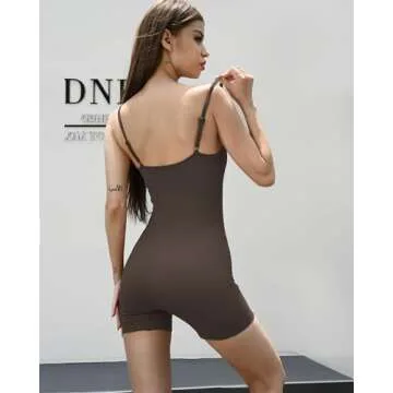 VINGOSTAR Women's Bodysuit Yoga Workout Romper Stylish Comfort