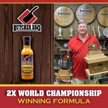 Butcher BBQ Grilling Oil Chipotle – Premium Flavor 12 oz