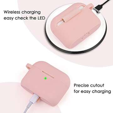 Stylish Filoto AirPods Pro Case with Pompom Keychain