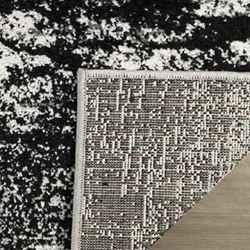 SAFAVIEH Adirondack Collection Area Rug - 8' x 10', Silver & Multi, Modern Abstract Design, Non-Shedding & Easy Care, Ideal for High Traffic Areas in Living Room, Bedroom (ADR112G)