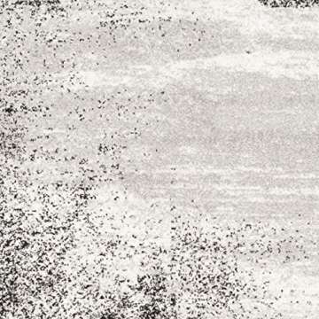 SAFAVIEH Adirondack Collection Area Rug - 8' x 10', Silver & Multi, Modern Abstract Design, Non-Shedding & Easy Care, Ideal for High Traffic Areas in Living Room, Bedroom (ADR112G)