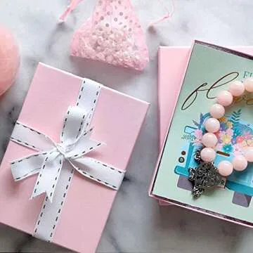 TheDisplayGuys - 100-Pack #33 Cotton Filled Cardboard Paper Jewelry Boxes Gift Case - Pastel Pink (3.5" x 3.5" x 1.0") - for Shipping or Storage